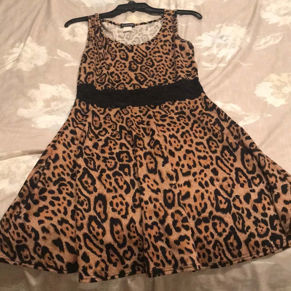 Leopard print dress